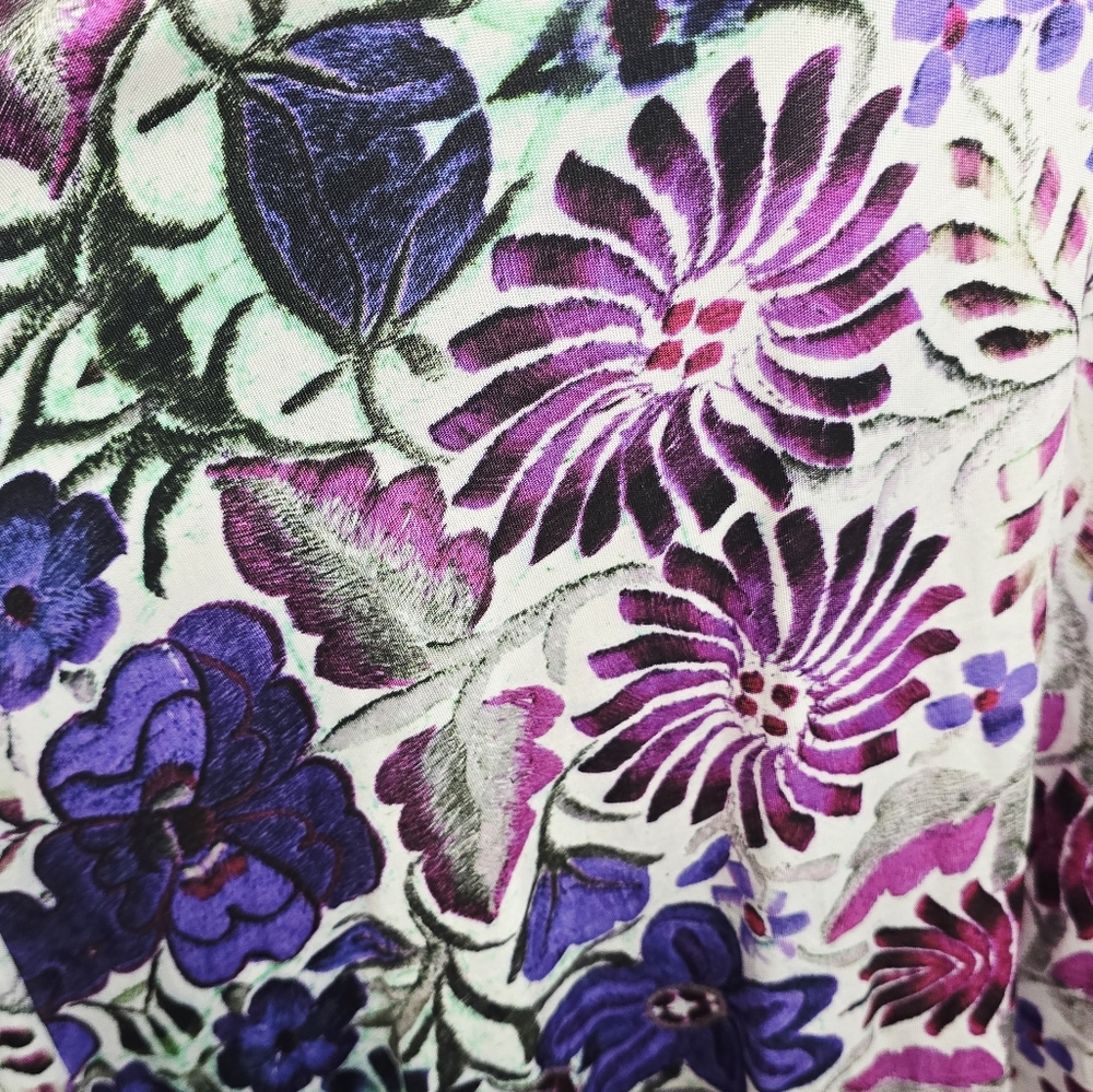 Free People Hi-Low Floral Multicolor Mini Dress - Picture 10 of 10
